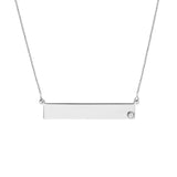 East Point Bar Necklace | Demi-Fine