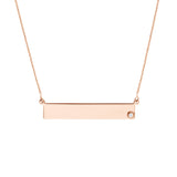 East Point Bar Necklace | Demi-Fine