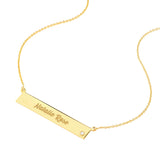 East Point Bar Necklace | Demi-Fine