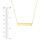 East Point Bar Necklace | Demi-Fine