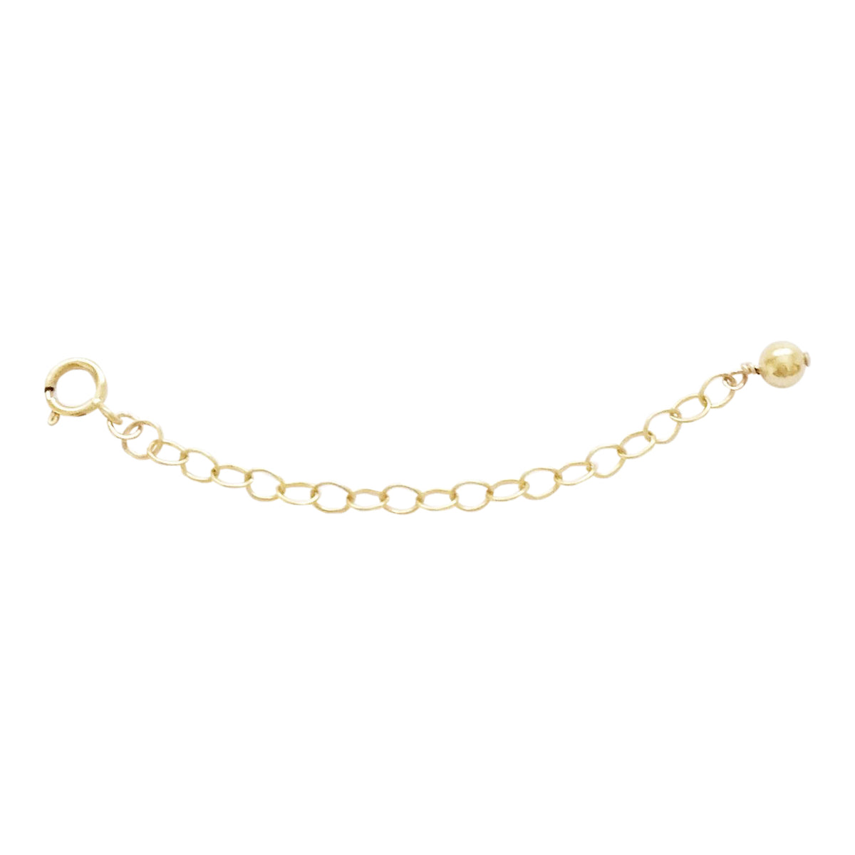  Necklace Extender Durable 14K Gold Plated Solid Brass