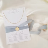 "Something New" Bridal Gift Necklace - Lat & Lo™-Meaningful bridal gifts for brides and soon-to-be brides.