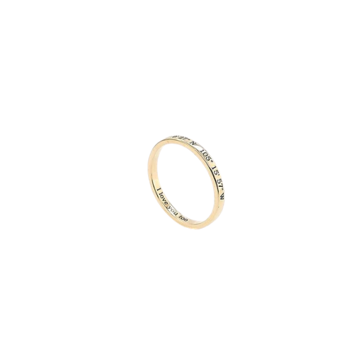 Coordinates ring in gold. By Lat & Lo. wwwl.atandlo.com