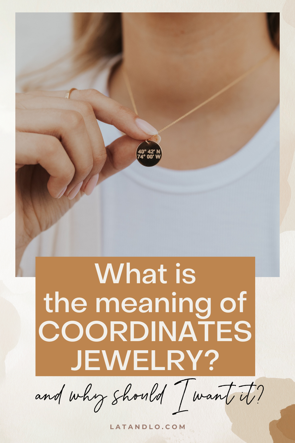 Coordinate sales bracelet meaning