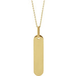 Lola Necklace | Baguette Diamond Accented - Lat & Lo™