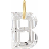 Diamond Letter Charm