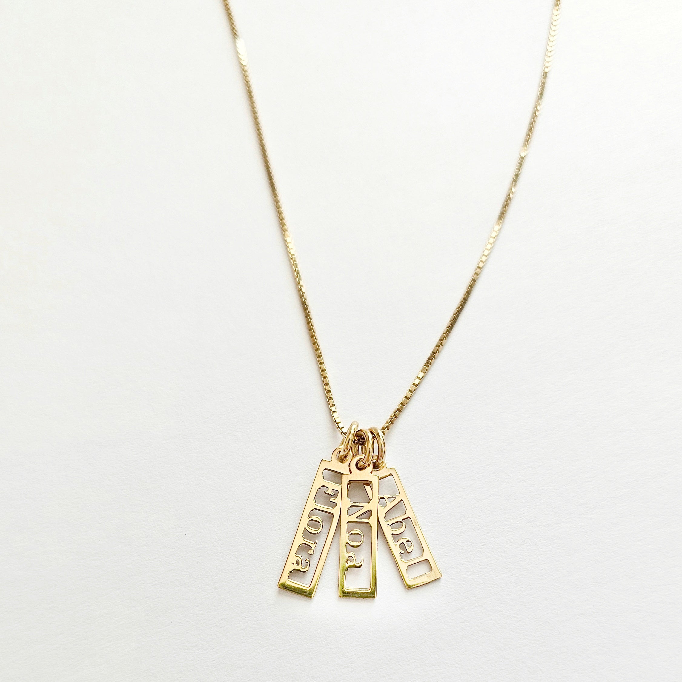 Henley Name Charm Necklace