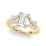 The Garden Ring | 2ct Emerald Cut