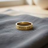 Flat Band Ring | Satin, 4mm