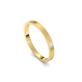 Flat Band Ring | Satin, 2mm