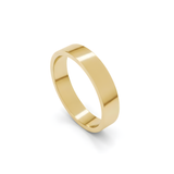 Wide Flat Band Ring | 4mm
