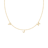 14K Gold Letter Necklace