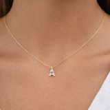 Diamond Letter Charm