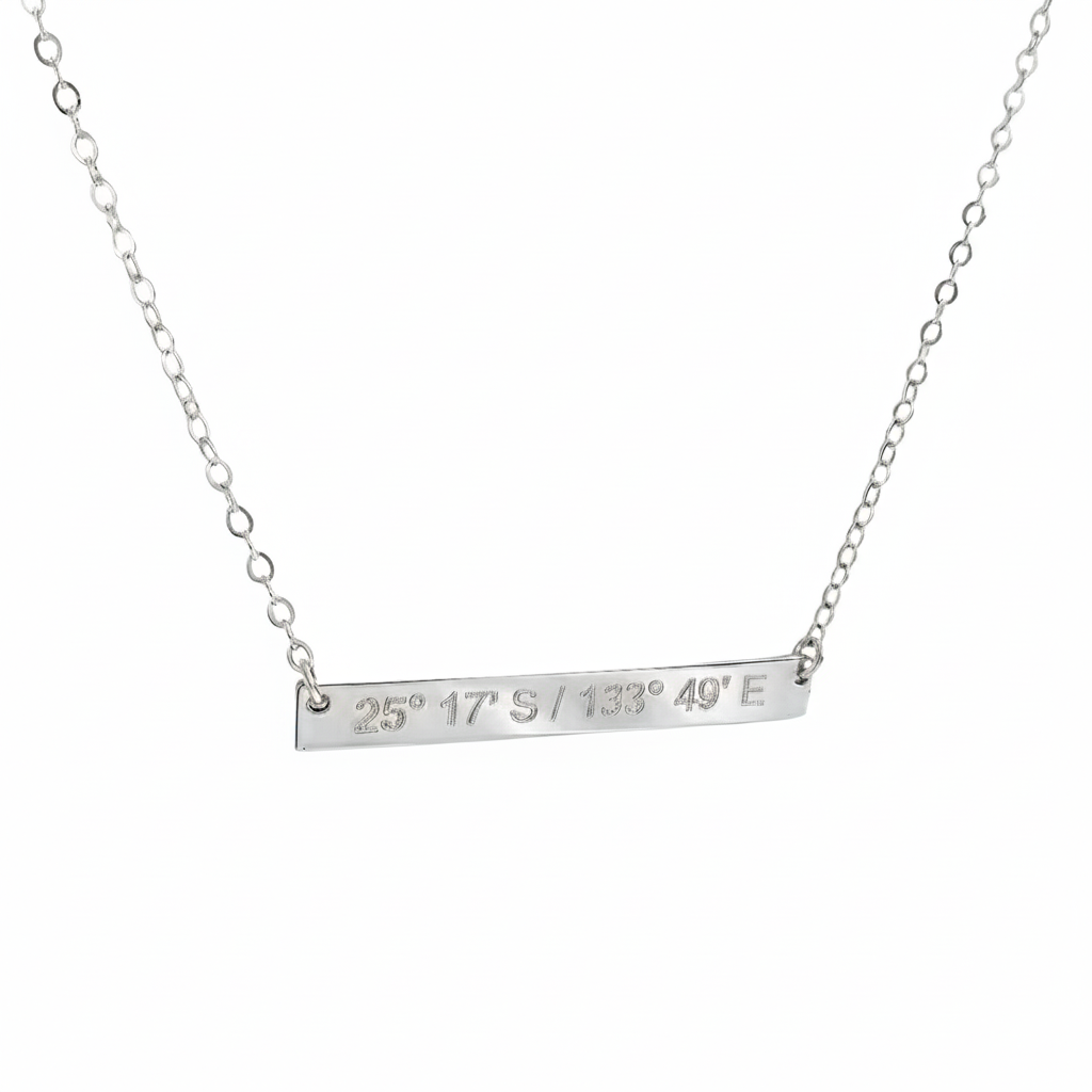State Lines Necklace | 14K Gold