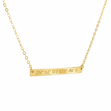 State Lines Necklace | Skinny Bar