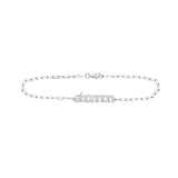 Gothic Name Bracelet in 14K Gold