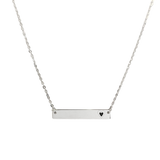 Thank you Mom Bar Necklace