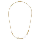 Personalized Script Name Necklace-Three Names - Lat & Lo™