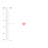 Trina Mini Heart Studs – Pink Enamel in 14K Gold