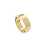 Flat Band Ring | Satin, 6mm