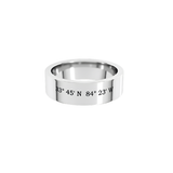Sterling Silver Flat Band Ring | 6mm