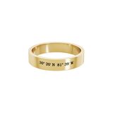 Flat Band Ring | Satin, 4mm