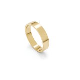 Flat Band Ring | Satin, 4mm