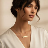 Coordinates Bar Necklace