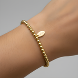 Hannah | 14K Gold-Filled Stretch Bead Bracelet