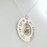 Where are You Anchored?™ Necklace - Lat & Lo™