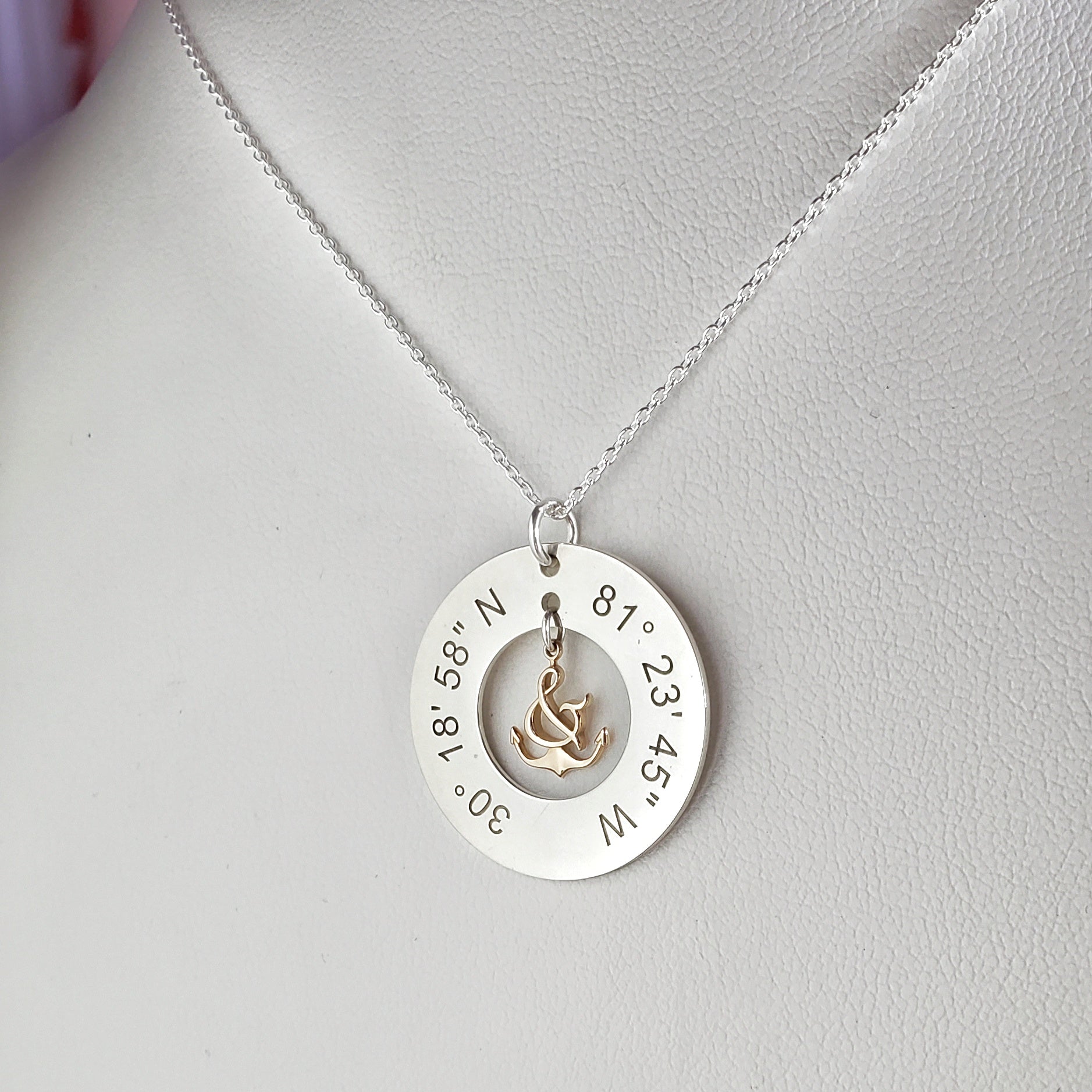 Where are You Anchored?™ Necklace - Lat & Lo™