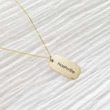 Mini Dog Tag - Lat & Lo™