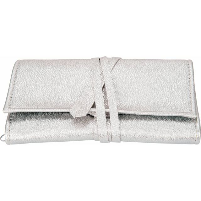 Leatherette Travel Jewelry Roll - Lat & Lo™