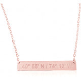 Bar Necklace - Lat & Lo™