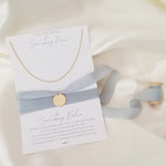 "Something New" Bridal Gift Necklace - Lat & Lo™-Meaningful bridal gifts for brides and soon-to-be brides.