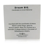 Lat & Lo dream big display card