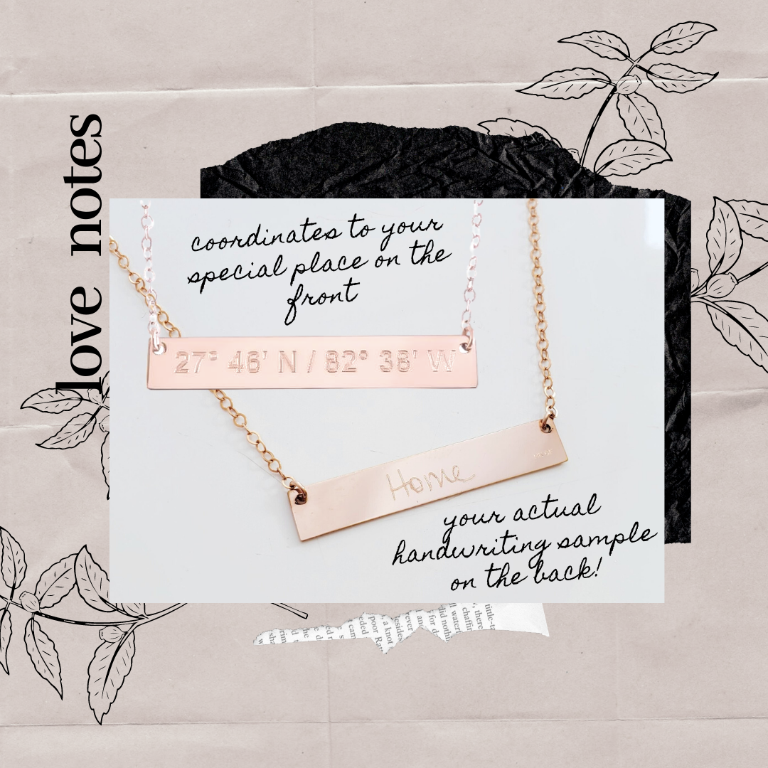 Love Notes Necklace - Lat & Lo™
